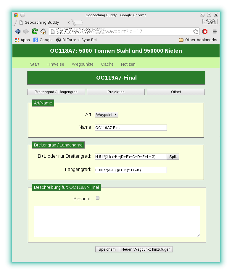 Datei:Geocaching Buddy Webinterface 2.png