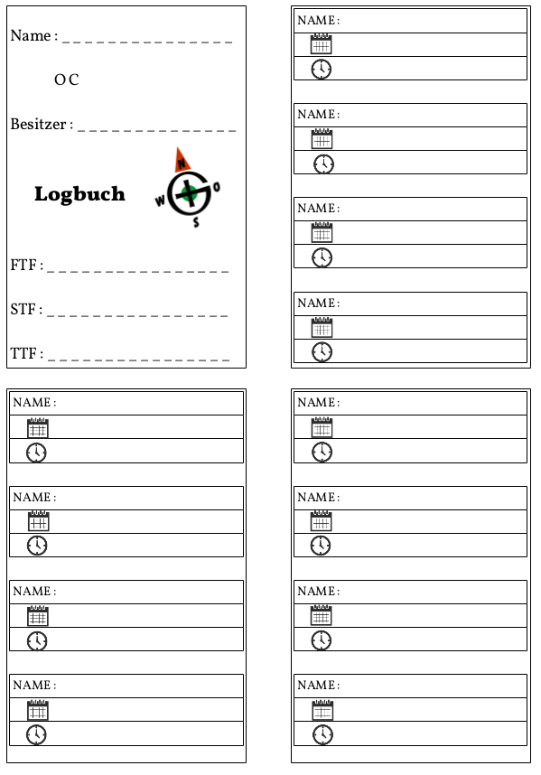 Logbuch Klein–Normal ca. 8x11cm von fabdo Download (odt) Download (pdf)