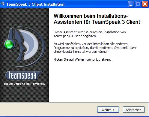 Datei:TeamSpeak Windows Installationsbildschirm.png